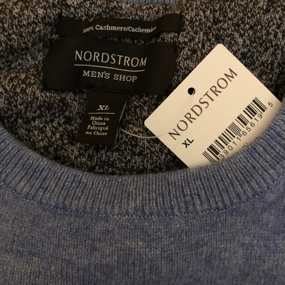 NORDSTROM MEN'S SHOP Cashmere Crewneck Sweater - Picture 6 of 8